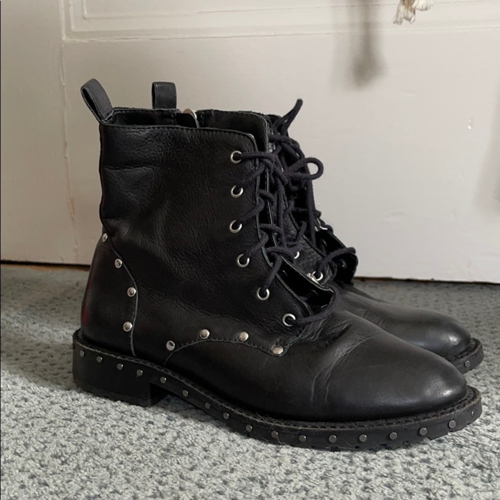 Rebecca Minkoff Studded Combat Boots
